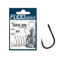 Гачки Fudo Iseama W/Ring TW Black 4 (13 шт.) (FHBN72014)