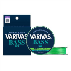 Шнур Varivas Bass PE X4 Flash Green 150m 6.7kg 0.148mm #0.8 (VA 19502)