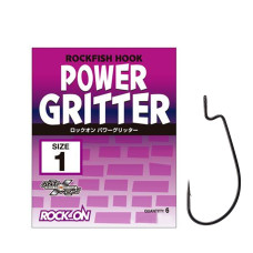 Гачок офсетний Varivas Rock-On Power Gritter #1 6pcs (VA 68521)
