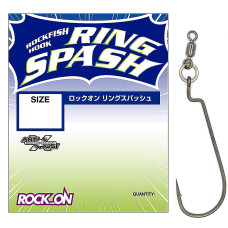 Гачок офсетний Varivas Rock-On Ring Spash #1/0 4pcs (VA 68534)
