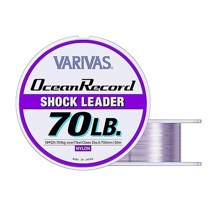 Моношоклідер Varivas Ocean Record Shock Leader 50m 145.1kg 1.57mm (VA 21276)