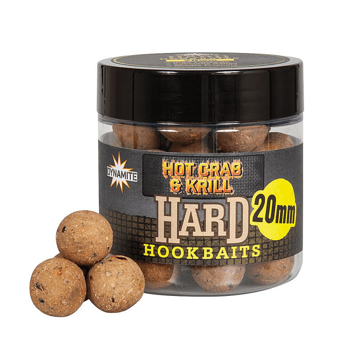 Бойлы Dynamite Baits Hard Hook Hot Crab & Krill 20mm (DY1585)