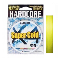Шнур Duel Hardcore Super Cold X4 200m Hi-Vis Yellow 5.4kg 0.13mm #0.6 (H4467-Y)