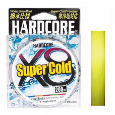 Шнур Duel Hardcore Super Cold X8 200m Hi-Vis Yellow 12.0kg 0.19mm #1.2 (H4482-Y)