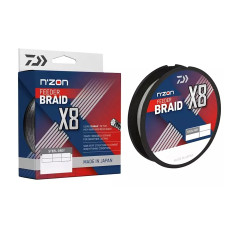Шнур Daiwa N`Zon X8 Braid 300m Steel Gray 8.5kg 0.12mm (12410-312)