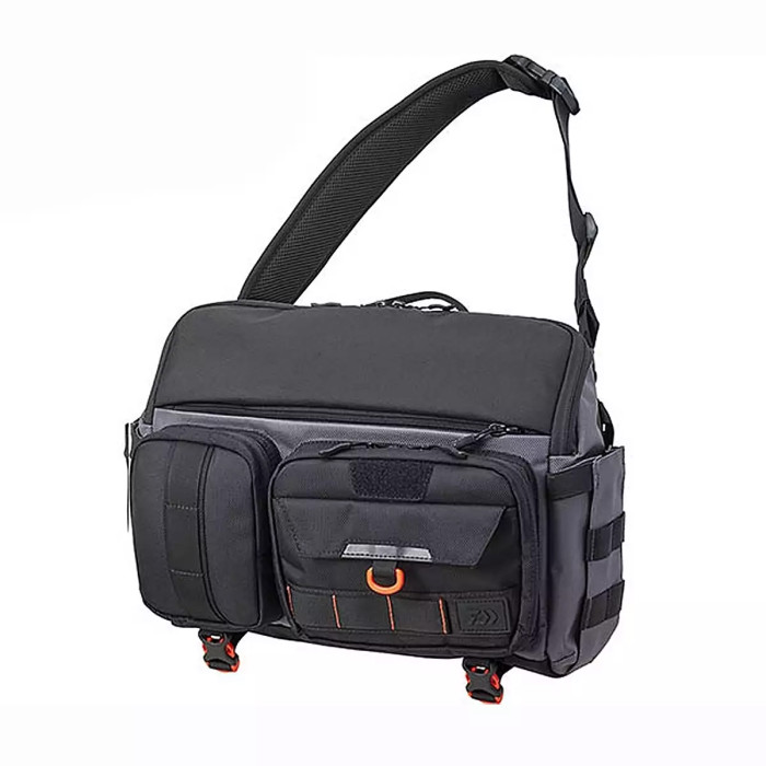 Сумка Daiwa HG Messenger Bag (C) Gray Orange (18530767)