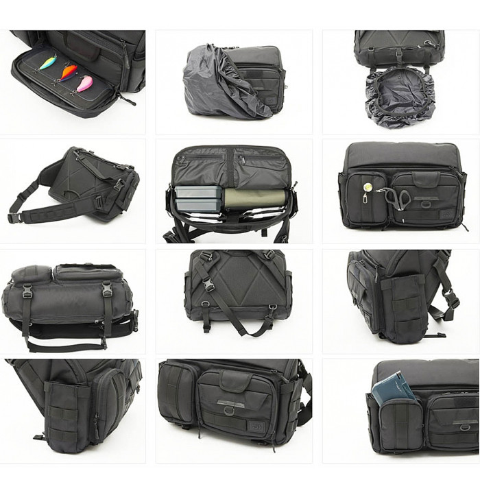 Сумка Daiwa HG Messenger Bag (C) Gray Orange (18530767)