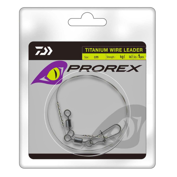 Поводок Daiwa Prorex Titanium Wire Leader 20cm 12kg (17925-712)