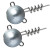 Груз штопор Daiwa Prorex Round Screw-in Jig Head Lead Free 28g 2pcs (15417-128), 200.00 грн.