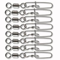 Вертлюжок з застібкою Daiwa Super Safe Lure Swivel Type II №1/0 55kg 8pcs (14905-301)