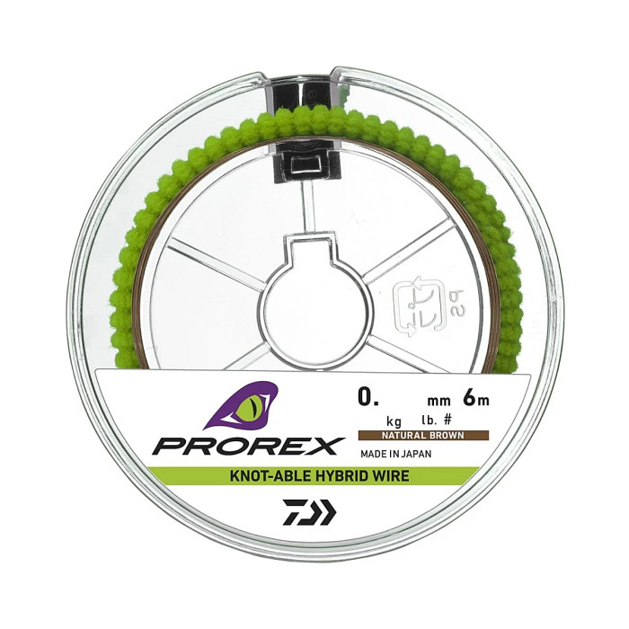 Повідковий матеріал Daiwa Prorex Hybrid Knotable Wire Brown 6m 3.7kg 0.248mm (17930-037)
