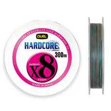 Шнур Duel Hardcore X8 300m 5Color Yellow Marking 23kg 0.30mm #3.0 (H3268N-5CBL)