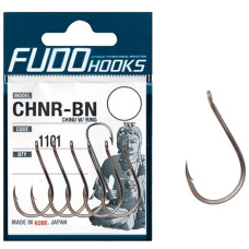 Крючки Fudo Chinu W/Ring Black 14 (17 шт.) (FHBN110114)