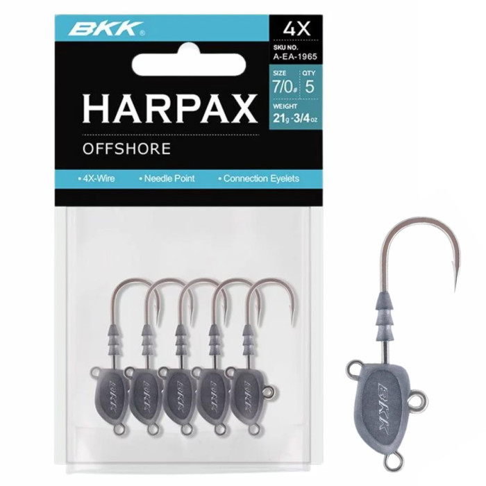 Джигголовка BKK Harpax Offshore 21g #7/0 (A-EA-1965)