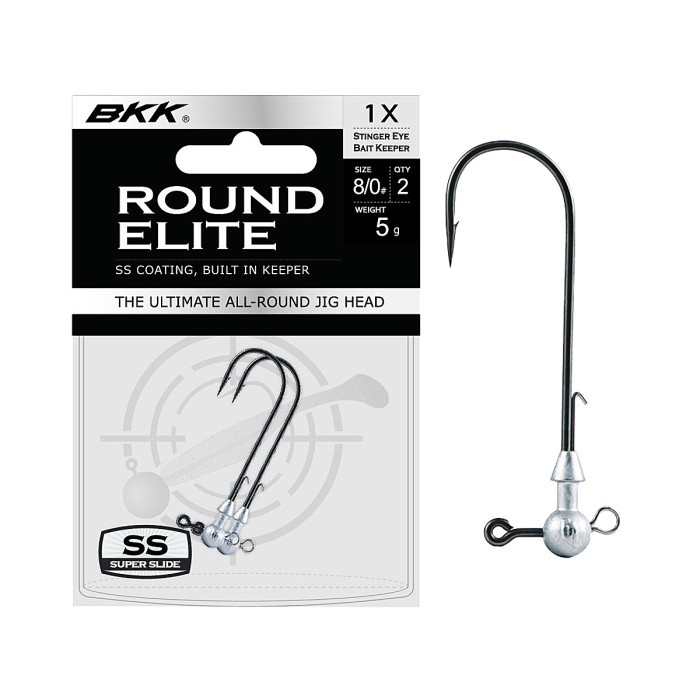 Джигголівка BKK Round Elite-Stinger Eye Bait Keeper 5g #8/0 2pcs (A-EA-3411)