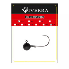 Джигголівка вольфрам Viverra 17,8g #4/0 Black (1шт) (58TBJ40)