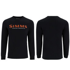 Реглан Simms Logo Shirt LS Jet Black M (13626-1292-30)
