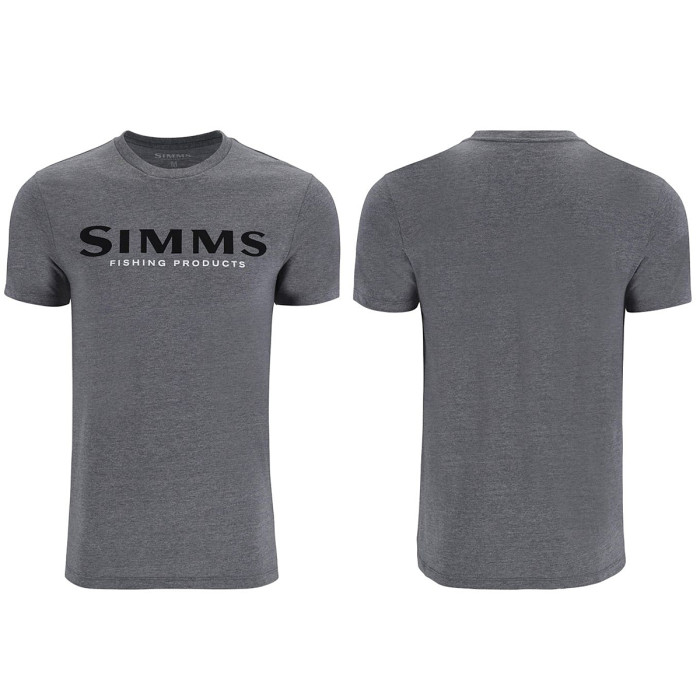 Футболка Simms Logo T-Shirt Athletic Heather XL (12803-1099-50)