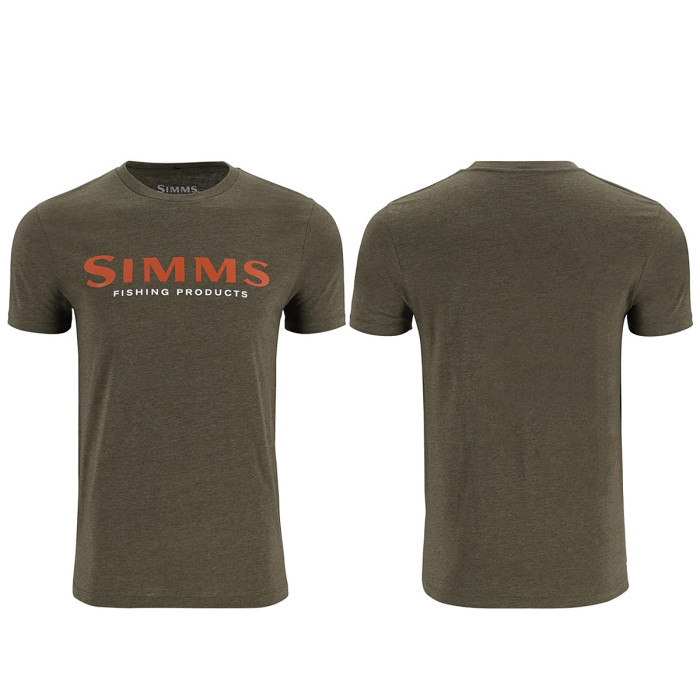Футболка Simms Logo T-Shirt Loden Heather L (12803-1274-40)