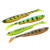 Силикон Daiwa Prorex Slim Shady Flash Set 105mm 8.0g 4pcs #Color Mix 2 (15100-701), 289.00 грн.