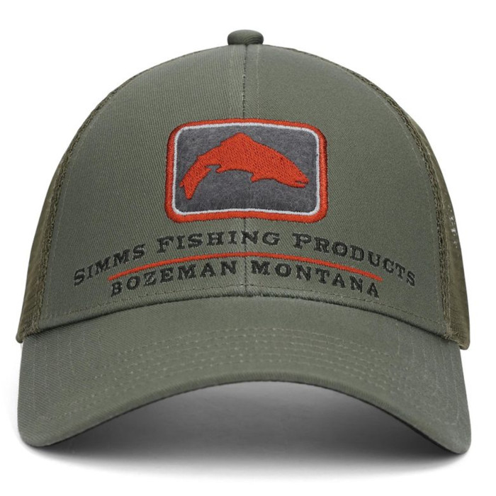 Кепка Simms Trout Icon Trucker Smokey Olive (12226-1068-00)