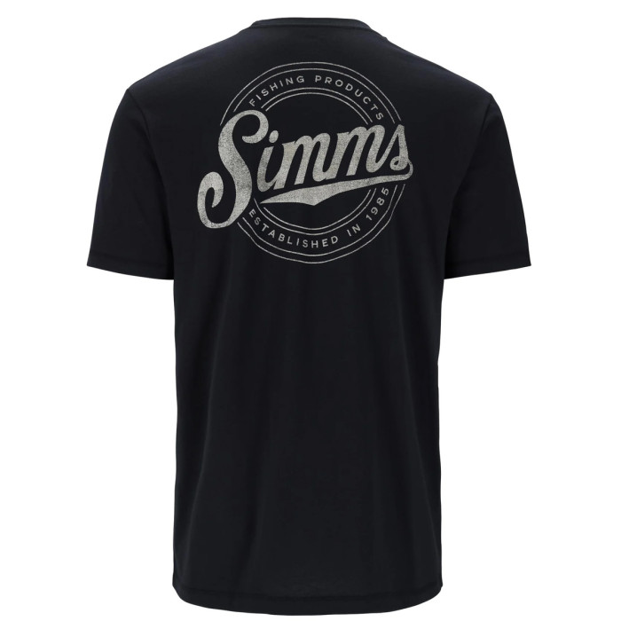 Футболка Simms Circle Lockup T-Shirt Black L (14273-001-40)