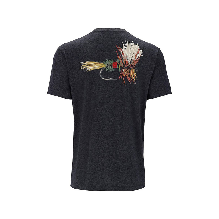 Футболка Simms Let It Fly T-Shirt Charcoal Heather L (14278-086-40)