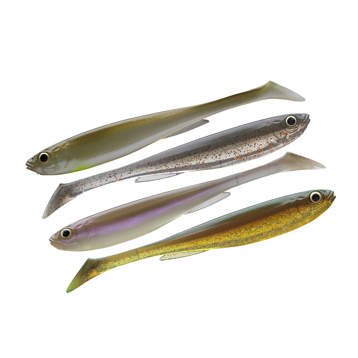 Силикон Daiwa Prorex Slim Shady Nature Set 135mm 13.5g 4pcs #Color Mix 1 (15100-800)