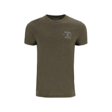 Футболка Simms Stacked Bass T-Shirt Military Heather M (14206-914-30)