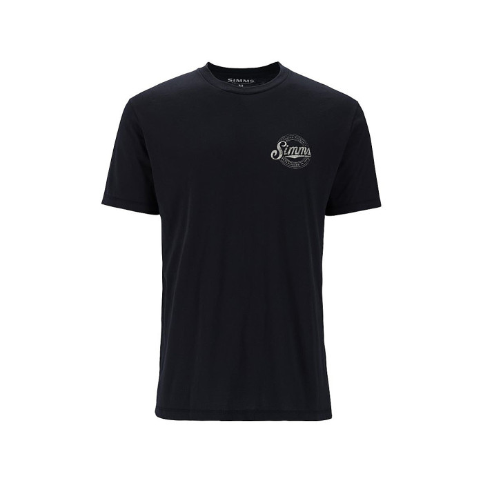 Футболка Simms Circle Lockup T-Shirt Black XL (14273-001-50)