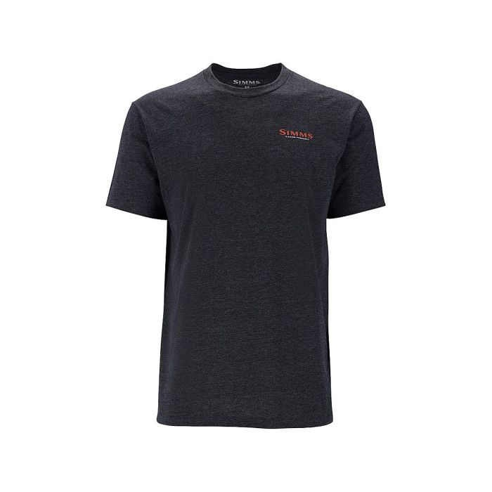 Футболка Simms Let It Fly T-Shirt Charcoal Heather L (14278-086-40)