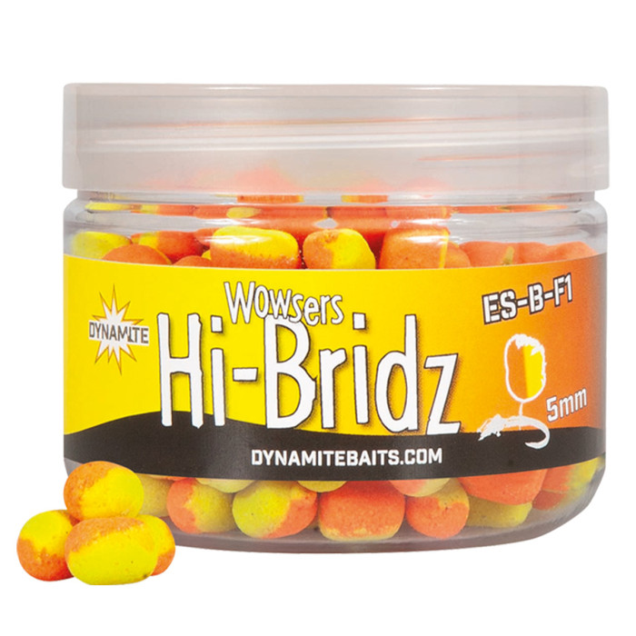 Бойлы Dynamite Baits Wowsers Hi-Bridz ES-B-F1 Yellow & Orange 5mm (DY1546)