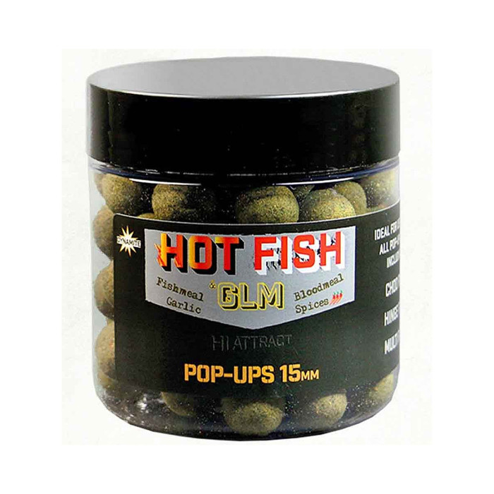 Бойлы Dynamite Baits Pop Up Hot Sweet Tiger & Corn 15mm (DY1954)