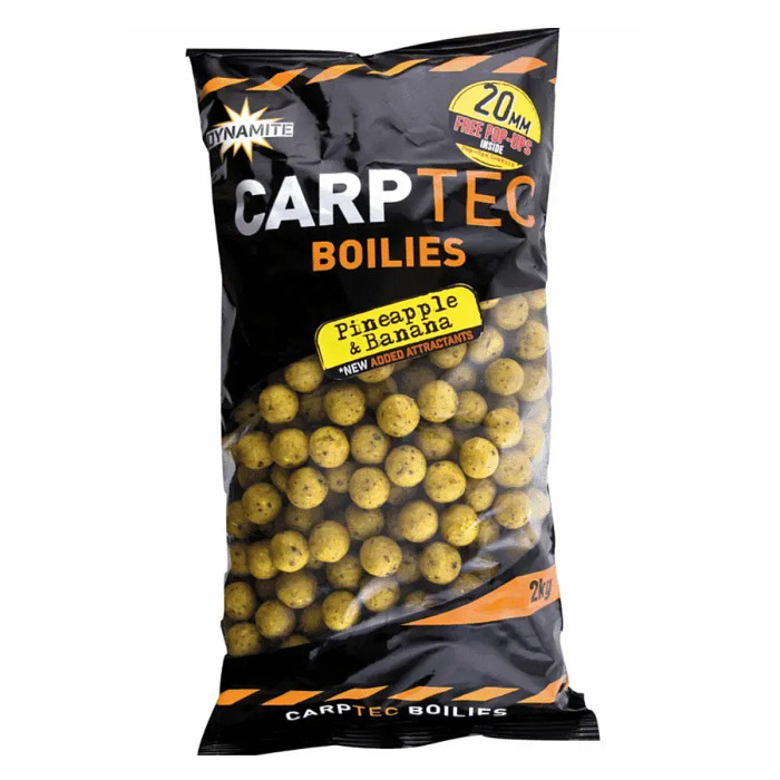 Бойли Dynamite Baits Carp-Tec Pineapple & Banana 20mm 300g (DY1798)
