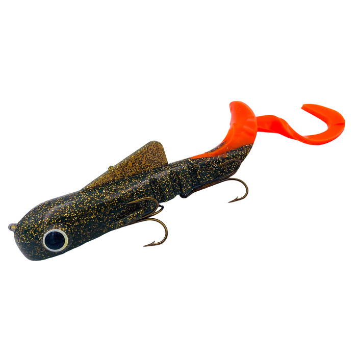 Силикон Musky Innovations Magnum Bull Dawg 12`` #Glitter Oil/Orange (2315755)