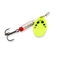 Блешня Williams Vortex Garni UV 9.45gr #Chartreuse Black Dots On Silver (V4D-CHBD)