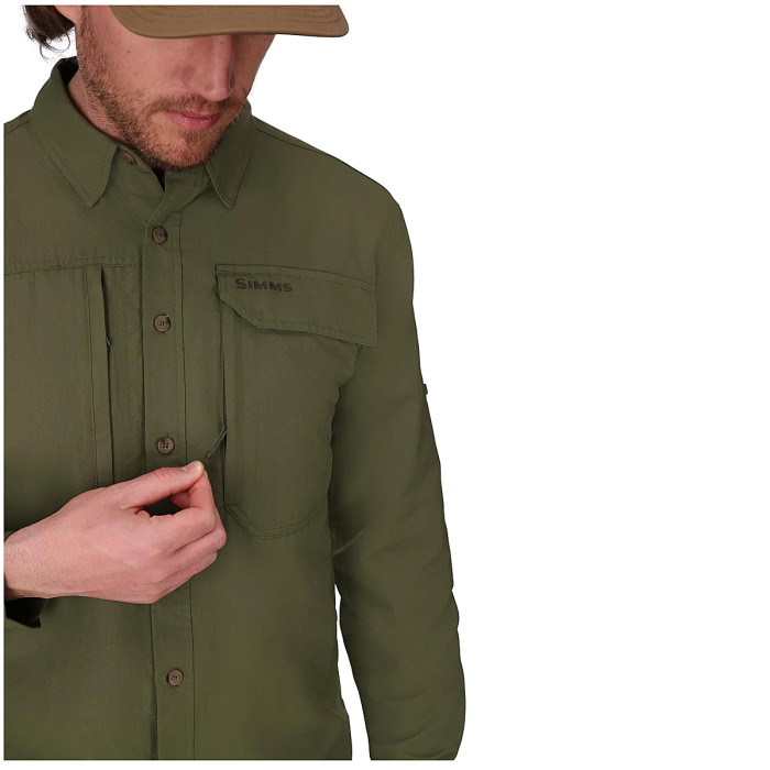 Сорочка Simms Guide Shirt Orange Maple L (14440-1255-40)