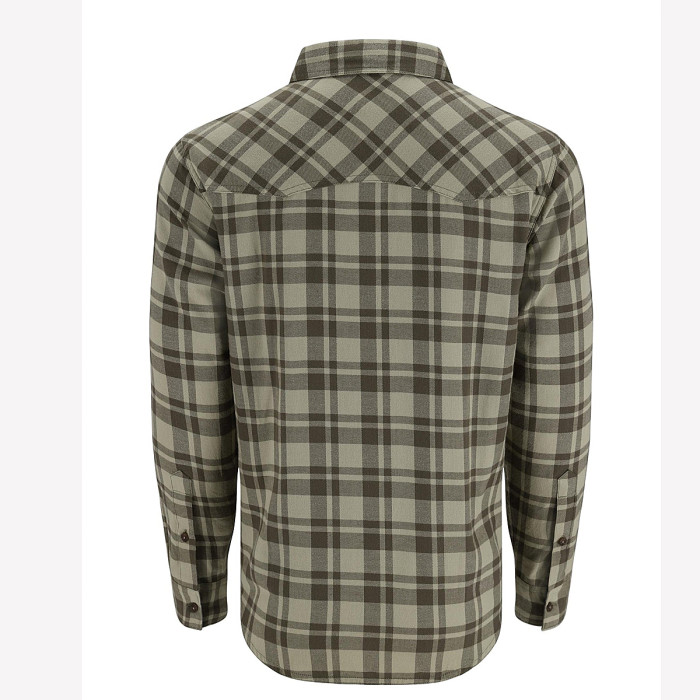 Сорочка Simms Santee Flannel Shirt Bayleaf/Sunglow Pane Ombre XXL (13559-1147-60)