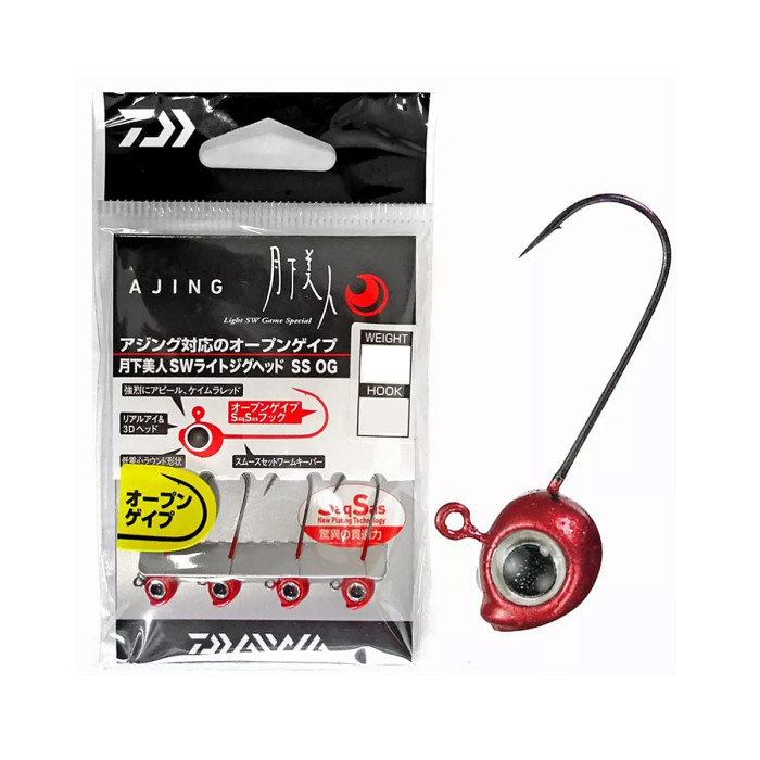 Джигголівка Daiwa Gekkabijin SW Light Jighead SS 2.5g #4 (17103565)