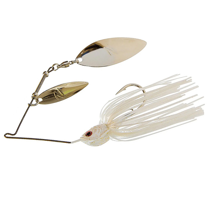 Спиннербейт ZMAN Slingbladez Spinnerbait Willow Colorado 14g #Pearl Gho (SBT12-01)