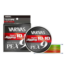 Шнур Varivas Avani Jigging Max Power X9 10*10 Multicolor 300m 38kg 0.370mm #5.0 (VA 13729)