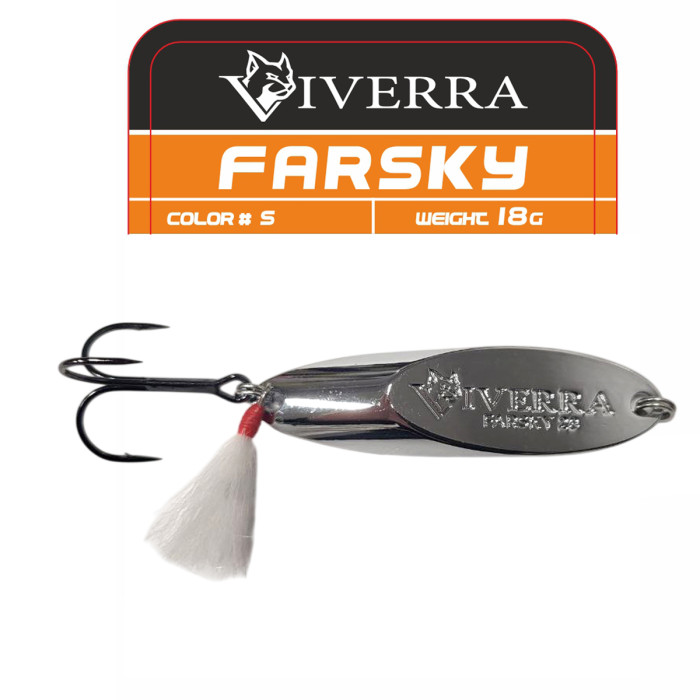 Кастмастер Viverra FARSKY 18g Red-Silver (2342615)