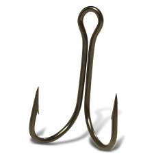 Гачки подвійні VMC Limerick Straight Double Bronze 1 size 5pcs (9908BZ1)