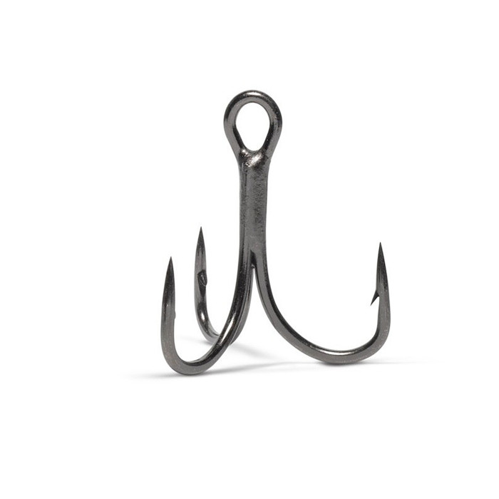 Гачки потрійні VMC Needle point - 2X Strong Black Nickel 6 size 5pcs (7554BN6)