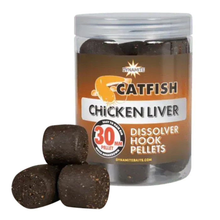 Пелетс Dynamite Baits Catfish Chicken Liver Dissolver Hook Pellets 22mm (DY868)