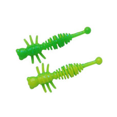Cилікон Berkley PowerBait Power Larvae 40mm 12pcs #Sprng Grn/Snsn Ylw (1621117)