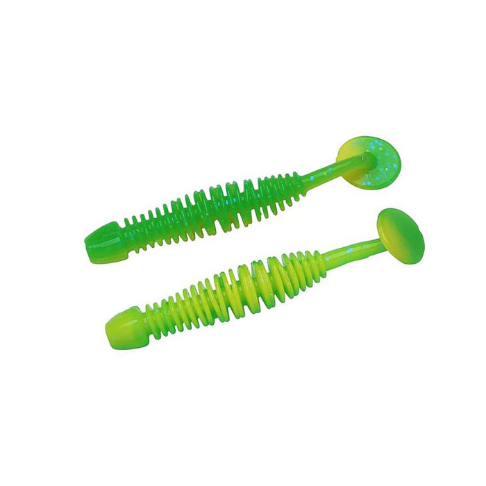 Силикон Berkley PowerBait Power Leech 50mm 12pcs #Sprng Grn/Snsne Ylw (1621149)