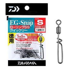 Вертлюг із застібкою Daiwa Eg-Snap S Rolling Swivel SS Quickly Toku (A0008812800)