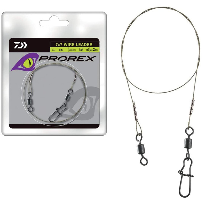 Повідець Daiwa Prorex 7X7 Wire Leader 30cm 7kg (A0010386600)