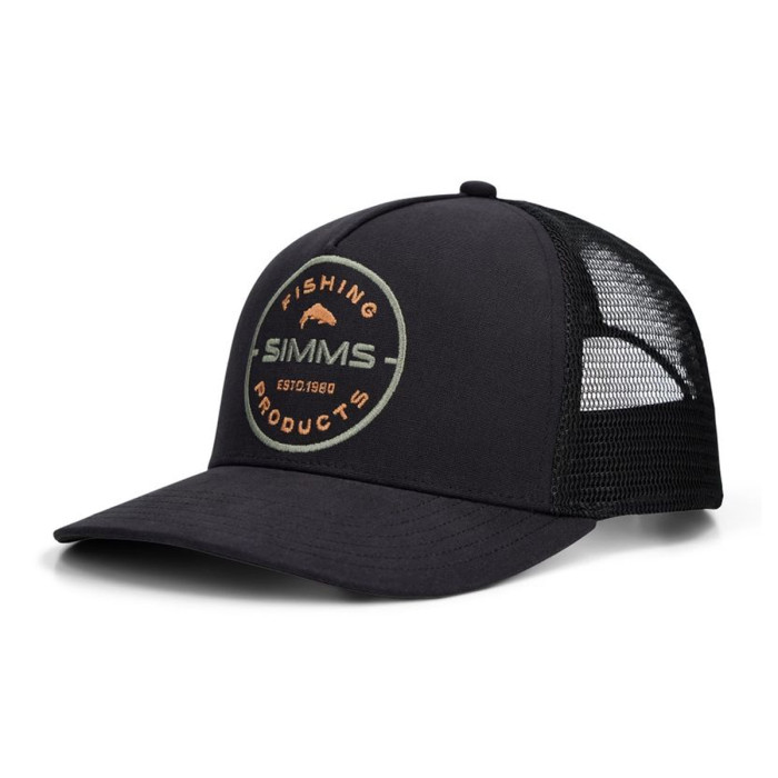 Кепка Simms Double Haul Trucker Black Rounder (14035-1455-00)